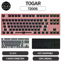 TOGAR T200s Mechanical Keyboard Kit 87/104 Key 3Mode USB/2.4G/Bluetooth Wireless Keyboard RGB Hot-Swap Customized Keyboard Gifts