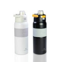 【HOUSE&HOME居家工坊】316不鏽鋼雙飲真空保溫瓶800ml(彈蓋/雙飲設計)