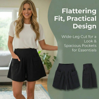 Women's High waisted Athletic Shorts For Running, Yoga, Layered Design, Anti exposure, Fitness, K2I1