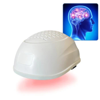 ZJZK helmet parkinson 810nmx280diodes neuromodulation head massager brain wave led for parkinson depressed autism parkinson