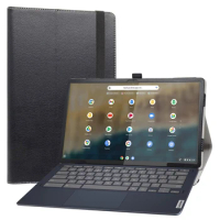 Case For Lenovo Ideapad Duet 5 Chromebook 13.3" Tablet Folding Cover with Elastic Closure