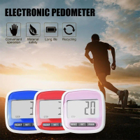 1 Pc Step Counter Portable Mini Digital LCD Pedometer Meter Running Walking Step Sports Counter D3X1