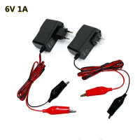 DC 7.5V 1A Automatic Lead Acid Battery Charger For 6V 4AH 5AH 7AH 12AH 15AH AGM Gel Battery Motorcycle Electric Toy Car Charge