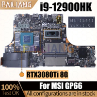 For MSI GP66 Notebook Mainboard Laptop MS-15441 SRLD3 i9-12900HK GN20-E6-A1 RTX3080Ti 8G Motherboard Full Tested