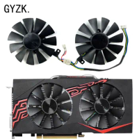 New For ASUS GeForce P106-100 GTX1060 1070 RX580 570 470 GAMING/EXPEDITION OC Graphics Card Replacement Fan FDC10U12S9-C