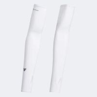 【adidas 愛迪達】W Uv Arm Sleeve 男女運動袖套 白(IB0313)