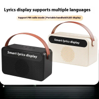 Paparan Lirik, MobiLite, Pembesar Suara Bluetooth, dengan Hayat Bateri Panjang, Jam Kad, Pemacu Deny