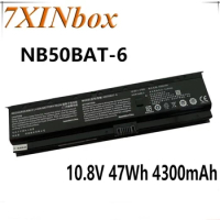 7XINbox 10.8V 47Wh 4300mAh Original NB50BAT-6 Laptop Battery For HASEE ZX6-CP5S ZX6-CP5S1 ZX6-CP5T QX-350 RX HUIMIEZHE DD2