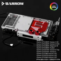 Barrow COI1080TV-PA GPU Water Block for Colorful IGame1080/1070Ti/1070/1060 Vulcan X OC graphics COI1080TV-PA