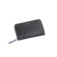 【BRAUN BUFFEL 德國小金牛】台灣總代理 波索 拉鍊零錢包-黑色(BF386-161-BK)