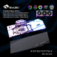 Bykski N-ST3070TITQ-X,GPU Water Block For Zotac RTX 3070TI/3070-8GD6/3060TI/3060 Apocalypse OC Graphics Card,VGA Watercooler