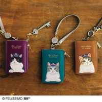 【日本Felissimo】貓部 伸縮證件包  伸縮零錢掛包 零錢包