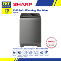 SHARP 15KG / 15.5KG  Full Auto Washing Machine ESX159 / ESX1521  (Washing Machine,Top Loader,Mesin B