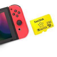 SanDisk Memory Card Nintendo-Licensed Memory Cards 128GB 256GB 512GB For Nintendo Switch microSDXC High Speed Favorite Game Card
