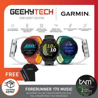 Garmin Forerunner 170 MUSIC AMOLED / Garmin FR 170 MUSIC Amoled Display Smartwatch Running Watch - G