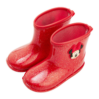 DISNEY迪士尼 童鞋 米妮 立體造型 短筒雨鞋 雨靴 [122092] 紅 MIT台灣製造【巷子屋】