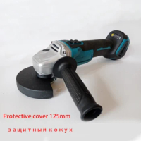 125mm 4 Speed Brushless Electric Angle Grinder Grinding Machine Cordless DIY Woodworking Power Tool For Makita 18V Battery