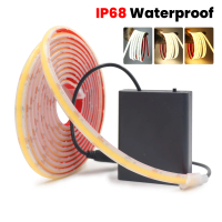 LOD NJVY 539 4AA battery-powered DC 5V COB strip, IP68 waterproof, 3000K/4000K/6000K cabinet lamp, h