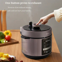 6 Liter Large Capacity Household Electric Pressure Cooker Double Gallbladder Rice Cooker Multifunctional Slow Cooker Instant Pot