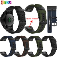 26mm Sport Watch Band for Garmin Fenix 5X Plus/6X/3HR/5X//D2 Charlie Strap Nylon Watchband for Garmin Fenix 5X Smartwatch Strap