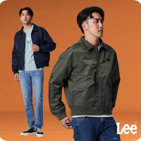 【Lee 官方旗艦】男裝 鋪棉外套 / 襯衫領夾克 共2色 季節性版型(LB313002742 / LB313002ANL)