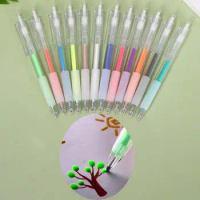 3D Stereo Jelly Pen 5 Pieces/Pack Pastel Pencil Scrapbook Water Cup Phone Case Headset Pattern Decoration Brush Pens DIY TOOL