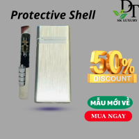 Case Cao cấp (Mẫu Dupont Xước Tròn Bạc) Chất liệu đồng bạch (Không bao gồm nhiên liệu) Mẫu Dupont Xư