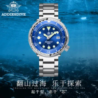 MY-H5 Addies fully automatic mechanical diving watch C3 luminous sapphire glass NH35A movement can male steel watch