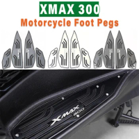 For Yamaha XMAX300 2023 Accessories Motorcycle Pedal Footrest Footpads XMAX 300 X-MAX Plate Skidproof Foot Pegs Stainless Steel