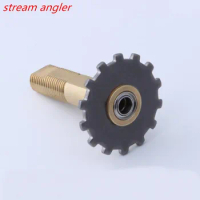 Single Geared T-pillar Shaft Gearbox For OMOTO ABU Baitcast Drum Accessories C3 C4 Free Shipping