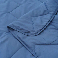 Informa 150X200 Cm Bed Cover Seri Marshmallow - Biru Navy Blanket Kain Penghangat Tubuh Aksesoris Te