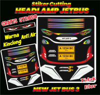 STIKER CUTTING HEADLAMP BUS MINIATUR BUS PLASTIK Car