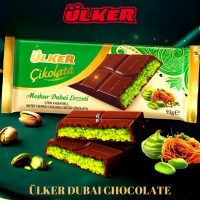 | NEW | COKLAT DUBAI | ULKER | ISTANBUL | CHOCOLATE | IMPORT | ORIGINAL | TURKI |Pistachio - Hazelnu