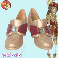 Identity V Narcissus Painter Cosplay Shoes Game Identity V Edgar Valden Cosplay Mid heeled Unisex Role Play Any Size Shoes