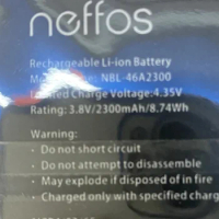 For TP-Link/Neffos TP-Link C7A Tp705a Mobile Phone Battery NBL-46A2300 Battery