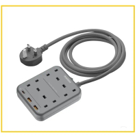 MOMAX 4位拖板 ONEPLUG 4 OUTLETS POWER STRIP WITH USB US3UKE