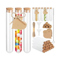 30 Pcs Test Tubes, Test Tubes With Corks Glass Test Tubes 20 x 150mm Test Tube For Flowers