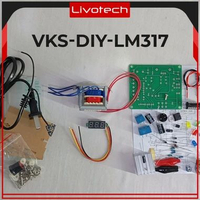 LIVO DIY Kit LM317 Adjustable Step Down Module DC 5V-35V to 1.25V-30V AC/DC Power Supply Module