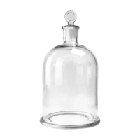 【OKAY!】玻璃罩盅 實驗器材 實驗玻璃容器 玻璃裝飾 展示 B-GBJ-S(玻璃蓋 玻璃皿 鐘罩)