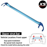 Front Upper Strut Brace For Subaru XV 2018 2019 2020 2021 2022 Subaru Forester Tie Bar Suspension Shock Stabilizer STB Anti Sway
