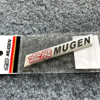 New Refit 3D Metal Car Fender Trunk Nameplate Mugen Emblem Badge For Honda Civic Accord CRV Fit Jazz Mugen Sticker Accessories