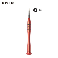 DIYFIX 0.8 Pentalobe Screwdriver for Apple iPhone 7 Bottom Star Screws Open Tool Special Edition(Red)