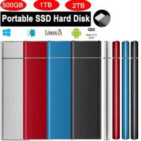 Authentic External Hard Drive SSD Mobile Hard Drive M.2 HD Externo SSD 1TB 2TB 4TB USB3.0 Solid State Drive Storage USB 3.1