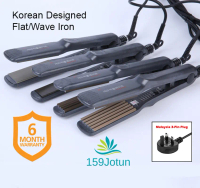 [6 Months Warranty] IC Ceramic Hair Straighteners Crimper Flat Iron Wave Iron Small Korea Design
