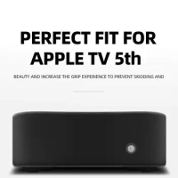 Protective Case Compatible for Apple TV 4K 5Th / 4Th -Anti Slip Shock Proof Silicone Cover