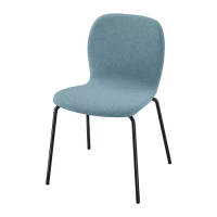 KARLPETTER 餐椅, gunnared 淺藍色/sefast 黑色