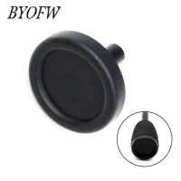 BYOFW 1PC Rubber Fishing Rod Building Butt End Black Cap Winding Check For DIY Pole Building Component Replacement Dismountable