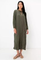 Massimo Dutti Romantic Pleated Dress