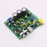 New DIY CS8416+CS4398 DAC Board / kit Hifi audio decoder board Support USB coaxial