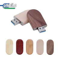 USB Flash Drive 128GB Memory Stick 3.0 Wooden Logo Personal Customized Pendrive 4GB 8GB 16GB 32GB 64GB Wedding Gift